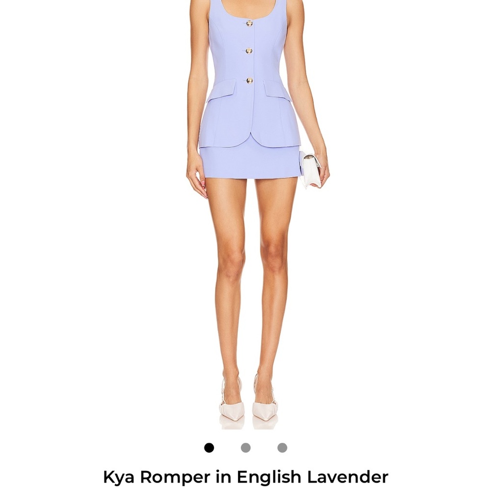 Amanda Uprichard Lavender Romper
